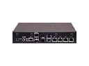 AIMSTRONG-1515 Rackmount-Firewall, Frontansicht mit SFP-Glasfaser und RJ45-Ports