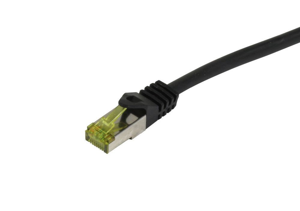 [A2237429] Patchkabel RJ45 Cat.6A S/FTP, schwarz (0,25 m)