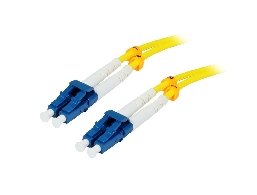 [A7789533] Fibre patch cable OS2 LC/LC duplex, yellow (0.5 m)